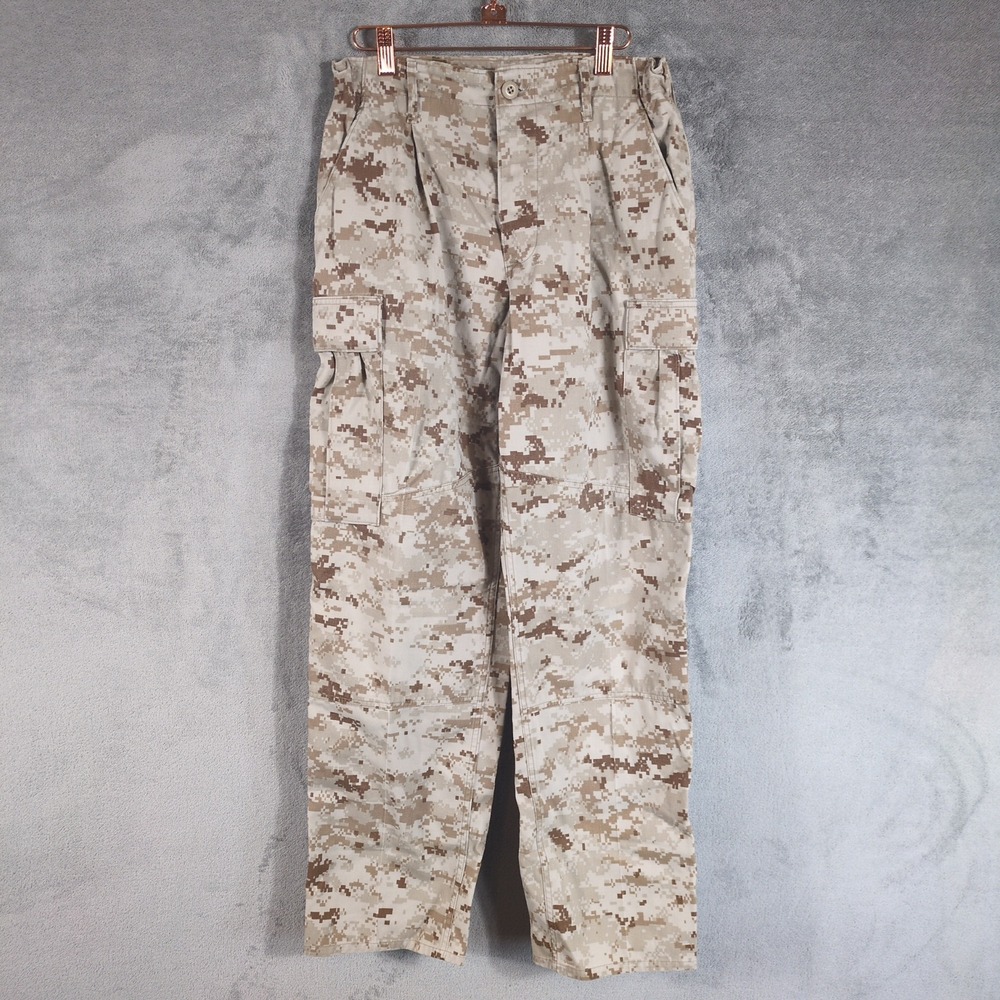 USMC Military Desert MARPAT Digital Camo Cargo Pants Small Regular